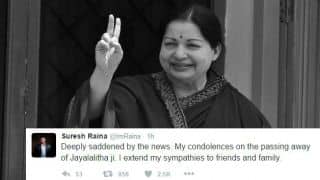 Virender Sehwag, Suresh Raina, Harsha Bhogle, others mourn death of Tamil Nadu CM Jayalalithaa: Twitter Reactions